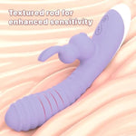 G Spot Rabbit Vibrator With Bunny Ears For Clitoris G-Spot Stimulation - Dildo Vibrators For Women Waterproof 12 Powerful Vibrations Mode Dual Motor Stimulator Adult Sex Toy For Women And Couple Fun