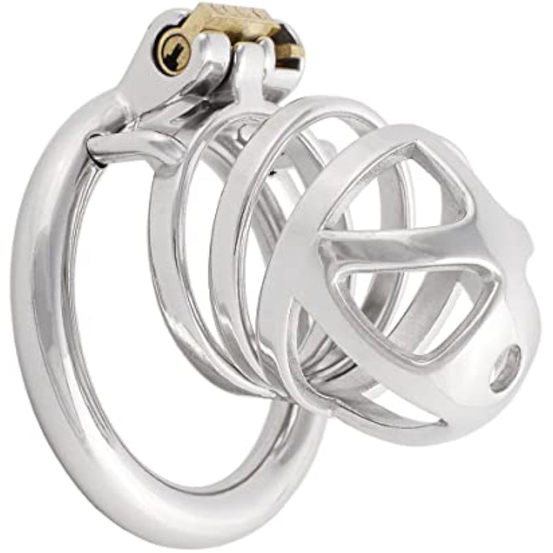 Chasity Cage For Men Metal Chastity Device Male Abstinence Chastity Lock Cock Cage Men'S Abstinence Virginity Lock J0540 40Mm