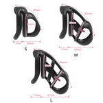 Male Chastity Cage Penis Cage Sissy Chastity Cage Pink Chastity Devices Black Lock Design Small Cock Cage Bdsm Toys For Couples Sex(A610 (S,Pink)
