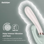Heat Wave Connect App Vibrator Sex Toy | Adult Toys For Women | Rabbit Vibrator + Heat + App | Vibrating Sexual Pleasure Device | Stimulation Vibrators | Woman Sextoy (Mint)