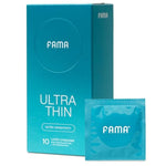 Dotted Pleasure&Ultra Thin&Ribbed Condoms, For Ultra Sensitivity, Natural Latex, Lubricated Condoms - 30 Count