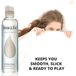 Adam And Eve Premium Water Based Lube, Personal Lubricants For Privacy And Toys, Thick Non Sticky Non Staining Long Lasting Formula For Men Women Couples, Ideal For Sex And Massage, 8 Oz Bottle
