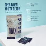 Maxi Large Fit Condoms, Natural Rubber Latex 12 Count, 56MM UltraThin and Lightly Lubricated for Secure Fit and Natural Feel
