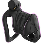 Large Chastity Cage Male Chastity Device Lightweight Cock Cage Adult Sex Toys For Men With 4 Size Rings And Invisible Lock Penis Cage For Couples Men And Women Adults Black