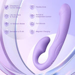 Strapless Strap-On Dildo Female Sex Toys, Velvety-Soft Double-Ended Anal Dildos, 10 Vibrations, Remote Control, Wearable G-Spot Vibrator Adult Toys For Women Lesbians & Couples