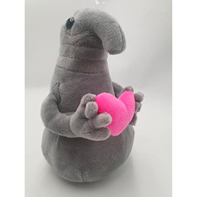Hot 1Pc 20Cm Waiting Zhdun Holding Love In Hand Meme Tubby Gray Blob Zhdun Plush Doll Toy Stuffed Animal Dolls Creative Nice