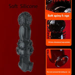 Penis Sleeve Cock Sleeve Male Sex Toy, Penis Extension Condom Cook Rings For Men Erecton Sex, Penis Extender With Dense Large Particles,Realistic Wolf Dildo Men Sex Toys For Couples Adult Pleasure