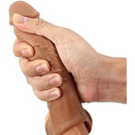 New 1219R Soft Texture Sleeve Extender Sheath For Men Male Enhancement Extension Sleeve (Brown/Rr)