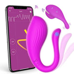 Dual Motor Wearable Vibrator for Couples - Smartphones App Controlled Sex Toy with 9 Stimulations