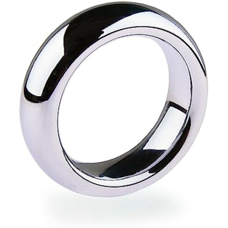 Stainless Steel Male Trainer Penis Cock Ring 0.787 Inch Thick Metal Cock Penis Ring For Enhance Male Long-Lasting Erection Ability Sex Toy Inside Diameter 1.73 Inch