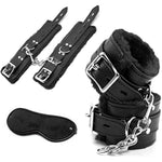 Bondage Set Largest Bdsm Set With 18 Pieces Perfect For Beginners And Experienced Bondage Set Sm Cuffs With Handcuffs With Eye Mask Eroticism Sex Toys For Couples Lovers