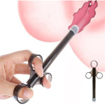 Enema Lube Injector Reusable Anal Enema Syringe Injecter Lubricant Applicator Sex Toys For Adults Lube Launcher Oil Inject With Head Cap For Men Women Gay Couples