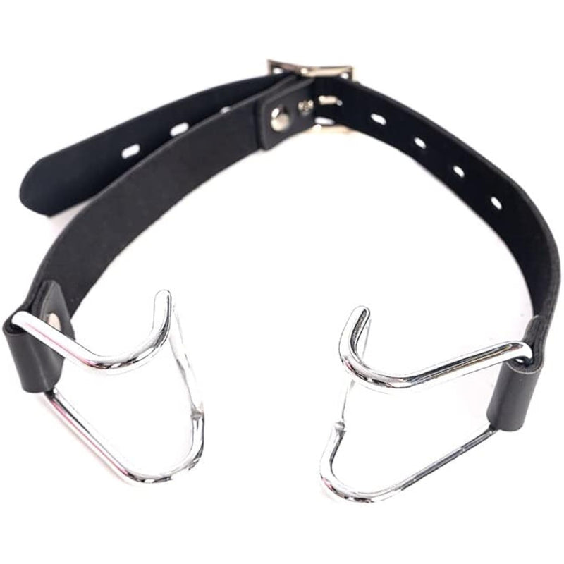 Forced Open Mouth Gag Bdsm Fully Adjustable Breathable Comfortable Sex Toys Restraints Sm Fetish Dom Sub, Black, 1.0 Count