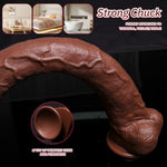 Super Long Dildo Anal Plug Sex Toys,Realistic Big Thick Anal Dildos With Small Glans,Soft Flexible Strap On Dildo With Strong Suction Cup Large Dildo Sex Toys For Women Men Gay 20.86 Inch