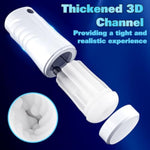 Upgraded 2 Motor Male Masturbator with 10 Vibration Modes for Intense Pleasure and Prolonged Endurance