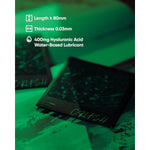 Crush Green 18 Pcs Bundle Ultra-Thin Natural Latex Lubricated Finger Condoms