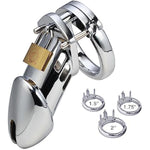 Flat Chastity Cage Lock For Men, Good Concealment, Penis Cages For Man,Couples Bondage Sm Sex Toys (40+45+50)