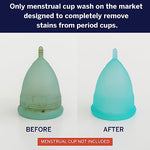 Stain Remover - The Only Sterilizer Cleaner that Will Remove Stains On Your Reusable Menstrual Discs & Period Cups - Organic and Natural Ingredients for Feminine Care (5 Packets)