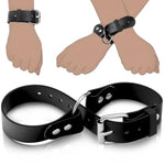 Bdsm Bondage Sex Handcuffs Sex Straps Adjustable Leathers Hand Cuff Set For Adults Bedroom Sexy Toys For Women