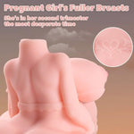 Sex Dolls For Men Pregnant With Female Big Ass Torso Sex Doll Lifelike Adult Male Masturbator Toys With Realistic Vaginal Anal Breast Pussy Pregnant Sex Dolls For Woman, Small Belly With Clothes