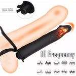 Vibrating Cock Ring With 10 Vibration Mode, Strap On Penis Ring Erection Enhancing Strap-On Dildo Butt Plug Vibrator Couples Double Penetration Sm Sex Toys For Men, Adult Male Anal Sex Toy