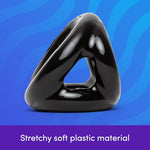 Stretchy Triple Cock Ring and Ball Sling Male Sex Toy