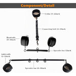 Spreader Bar Sex Toys Furniture Bdsm Bondage Collar Restraints With Handcuffs Ankle Cuffs For Couples Expandable 23-36Inch