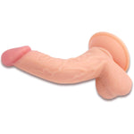Realistic 6.5" Curved Suction Cup Dildo - Lifelike Feel and Texture - Intense G-Spot Stimulation