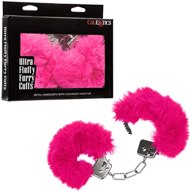 Ultra Fluffy Furry Cuffs - Pink