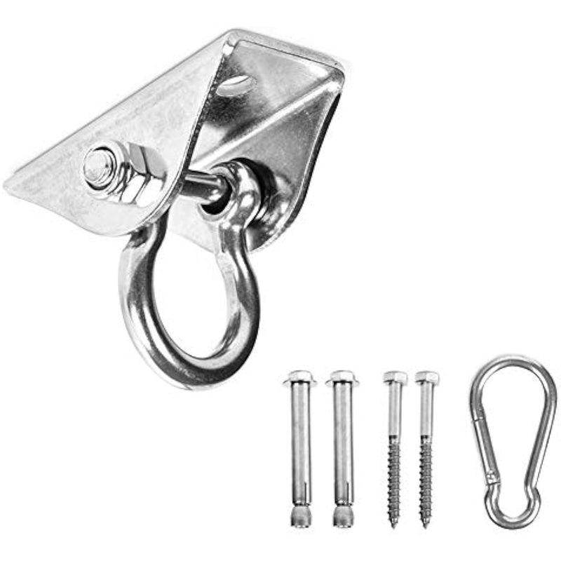 Swing Hangers, Stainless Steel 550 Lb Capacity Swing Suspension Hooks With 4 Screw For Concrete And Wooden Ceiling