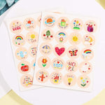 600 Pcs Christian Jesus Stickers, 1 Inch Round Faith Labels for Kids & Crafts