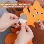 12 Pcs Fall Animal Foam Craft Kit for Kids, Thanksgiving DIY Sticker Activity