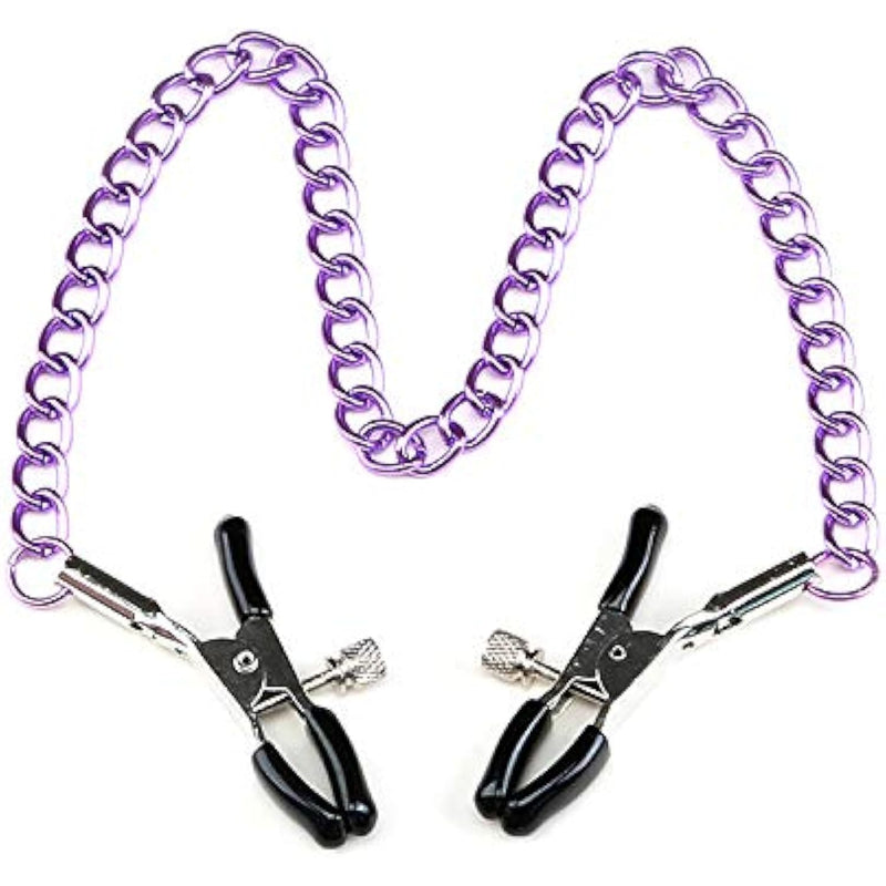 Adjustable Metal Nipple Clamps Entertainment Clip For Women Zr6016 Non-Piercing Nipplerings Clip On Nipple Rings Decorative Clip For Clothing Accessories-Zr2