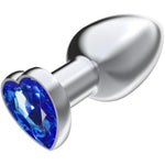 Jeweled Anal Plug, Fantasy Butt Plug Unisex Anal Stimulation Toy, G-Spot Adult Sex Toy For Women, Men And Couples (Blue S)