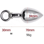 Stainless Steel Anal Plug Anal Beads For Beginners Butt Plug Trainer Set Anal Massager Sex Toy For Men Women Personal Massager(S)