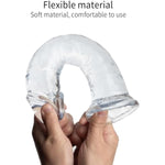 Realistic Dildos Feels Like Skin, Suction Cup For Hands-Free, Flexible Cock Vaginal G-Spot And Anal Play Body-Safe Material Adult Sex Toys And Gift For Women,Pink