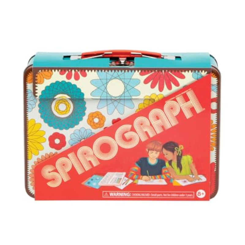 Kids Spiral Art Drawing Kit with Case, Pens, Design Sheet & Gear Tools, Ages 8+