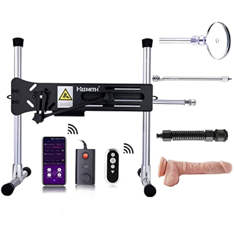 Hismith Sex Machine, Premium Love Machine With App Remote Control, Sex Machine With Practical Matching Machine Device Adapters And Attachements
