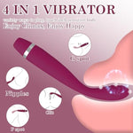 G Spot Vibrator 8 Seconds To Climax For Women & Tongue Clitoral Rose Vibrator, Sex Toys Vibration Stimulator, For Couples Female Anal Clitoris Nipple Ears G Spot For Her Pleasure