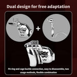 Male Chastity Cage With Pa Ring Sex Toys Cock Cage With Belt And Concealed Lock Hollow Out Breathable Fish Head Shaped Penis Cage Metal Chastity Device For Man Penis Bondage (1.77In,A)