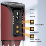 Electric Penis Pump Adult Male Sex Toys, Dick Enlarger With 4 Suction Intensities Automatic Pennis Extender Male Masturbators With Penis Enlargement Tool