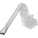 Sm Bdsm Metal Diamond Handle Chain Whip Flogger Flirting Fantasy Fetish Hand Paddle Flirting Fantasy Sex Toys Fetish Hand Paddle Kinky Restraint Bondage Sex Role Play