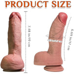 Realistic Silicone Dildo, Safe Material For Clitoral, Vaginal, And Anal Stimulation, Strong Suction Cup, Sex Toys For Women And Couples
