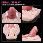 Wearable Fantasy Prostate Riding Sex Grinder With Lifelike Dildo, Soft Silicone Adult Grinding Perineum Massager Seat, Realistic Texture Multi-Purpose Stimulation Sex Dildo Toy For Women (Faak-G1122Z)