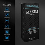 Maxim Pure H2O Lubricant, Water-Based, Premium Cleared Formula, Long-Lasting, Non-Sticky, Non-Irritating, Compatible With Toys And Condoms, 4.4 Fl Oz / 130 Ml, Topical Use Only
