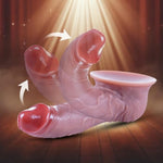 7.2 Inch Realistic Small Upwards Dildo For Beginners, Silicone Soft Thick G-Spot Wide Anal Dildo Stimulator With Suction Cup Fat Dildo, Adult Sex Toys Thick Penis, Adult Toys For Women And Couples