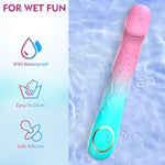 Women Vibrator Adults Sex Toys, 8" Realistic Dildo With 10 Vibrations For Women G Spot Clitoris Stimulation Anal Play, Silicone Vibrators Rechargeable Massage Wand Sex Toys & Games, Couple Vibrators