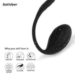 Ribbed Petal Connect App Vibrator Sex Toy | Adult Toys for Women | Wearable Vibrator + APP | Vibrating Sexual Pleasure Device | Stimulation Vibrators | Woman Sextoy (Black)