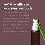 Glide Premium Water-Based Lubricant Formulated With Aloe, Green Tea Extract, And Hemp Seed, No Sticky Residue, Hydrating And Ph Balanced, No Parabens Or Fragrance, 2 Pack