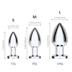 Heart Shaped Anal Butt Plugs (L) + 17.3 Inch Super Long Dildo